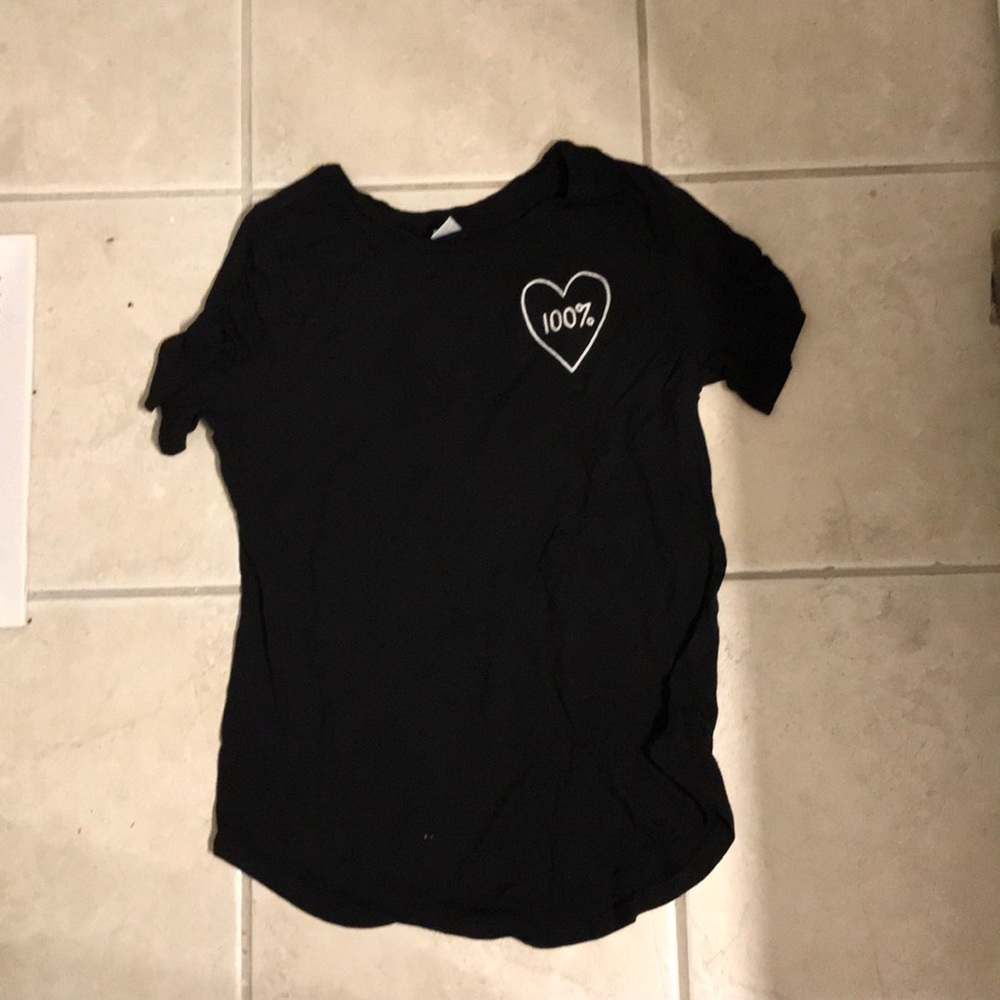 100% Black T-shirt